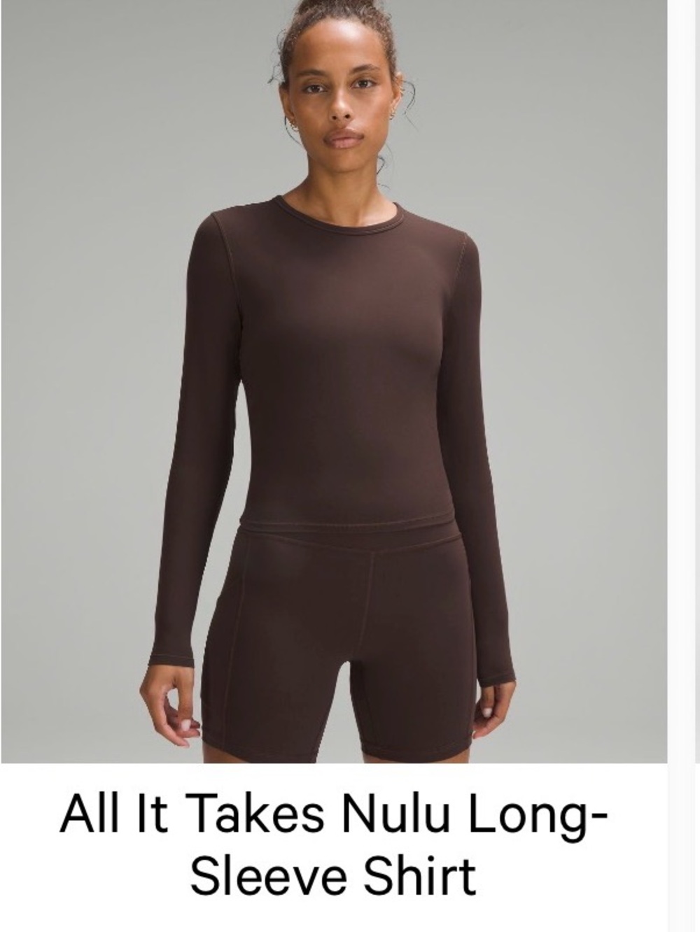 All It Takes Nulu Long-Sleeve Shirt - Brown